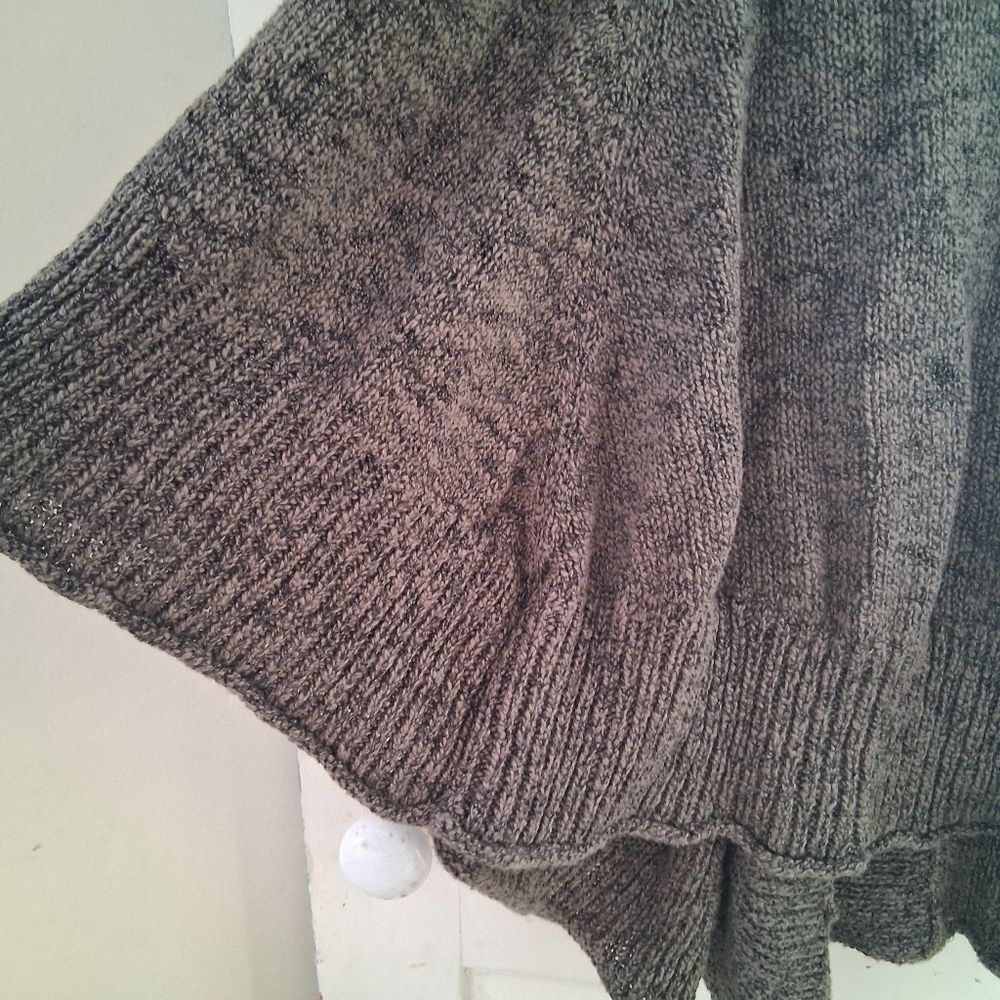 Soft Surroundings Chiang Mai Crossover Wrap Cardigan Sweater Cape Poncho Sz S/M - Picture 10 of 13